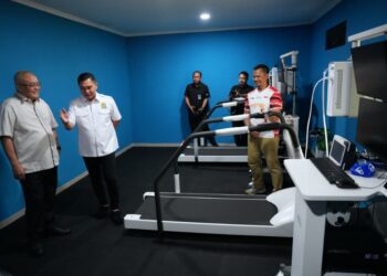 Kemenpora RI melakukan serah terima alat kebugaran dan alat sport science ke Persatuan Bulutangkis Seluruh Indonesia (PBSI). (Sumber foto:Herry/kemenpora.go.id)