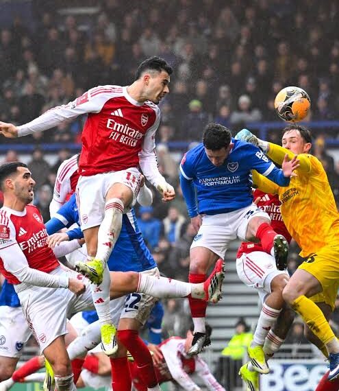 Hattrick Martinelli Antar Arsenal Singkirkan Portsmouth 4-1