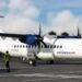 Pesawat udara jenis ATR 42-500 yanh dilaporkan hilang kontak atau loss contact, Sabtu (17/1/2026) siang (Foto: Akun X@Flight SIM)