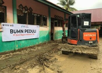 BNI Bersihkan Sekolah Terdampak Banjir di Aceh Utara, Dukung Pemulihan Pendidikan Pascabencana. Sumber dok bni.co.id