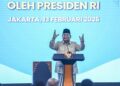 Presiden Prabowo Tegaskan Berantas Korupsi di Indonesia Economic Outlook 2026. Sumber dok kemenag.go.id