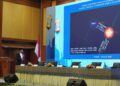 Anggota Tim Hisab Rukyat Kemenag, Cecep Nurwendaya, saat memaparkan data astronomis posisi hilal awal Ramadhan 1447 H di Jakarta, Selasa (17/2/2026). (Dok. Humas Kemenag)