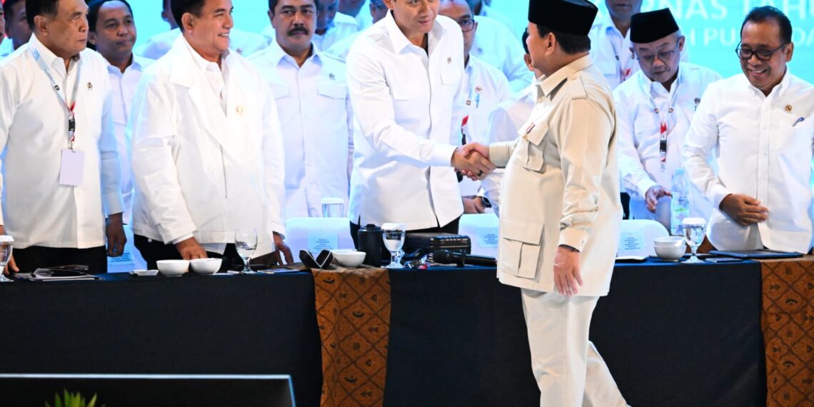 Presiden Prabowo dan AHY Bahas Sinergi Pemerintah Pusat Daerah. Sumber dok kemenkoinfra.go.id