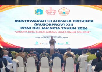 Gubernur DKI Jakarta, Pramono Anung saat membuka Musorprov ke 13 di Ancol, Jakarta Utara, Kamis (5/2/2026)(Foto: Ridwansyah/ekoin.co.id)