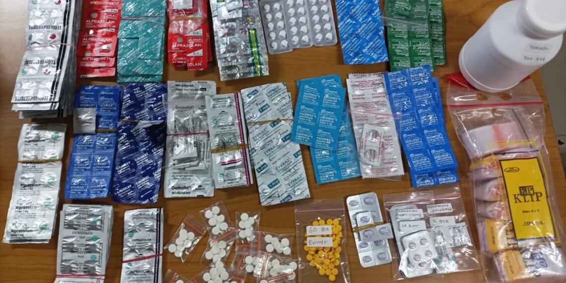 Polres Metro Jakpus Gelar Razia Obat keras Ilegal, Hasilnya 13 Ribu Butir Disita