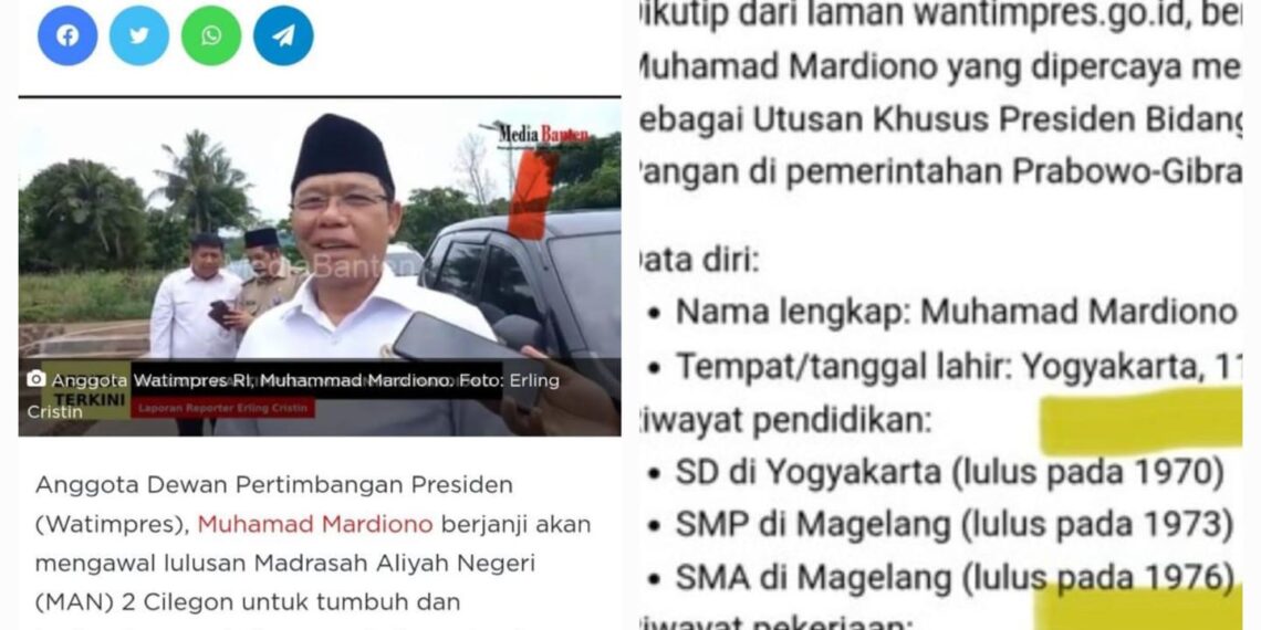 Pejabat Publik Miliki Bio Data Ganda, Salah Satunya Palsu atau Mungkin Dua duanya Palsu?