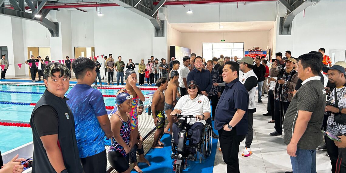 Kunjungi Training NPC di Karang Anyar, Erick Thohir Puji Pengelolaan Pembinaan