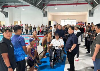 Kunjungi Training NPC di Karang Anyar, Erick Thohir Puji Pengelolaan Pembinaan