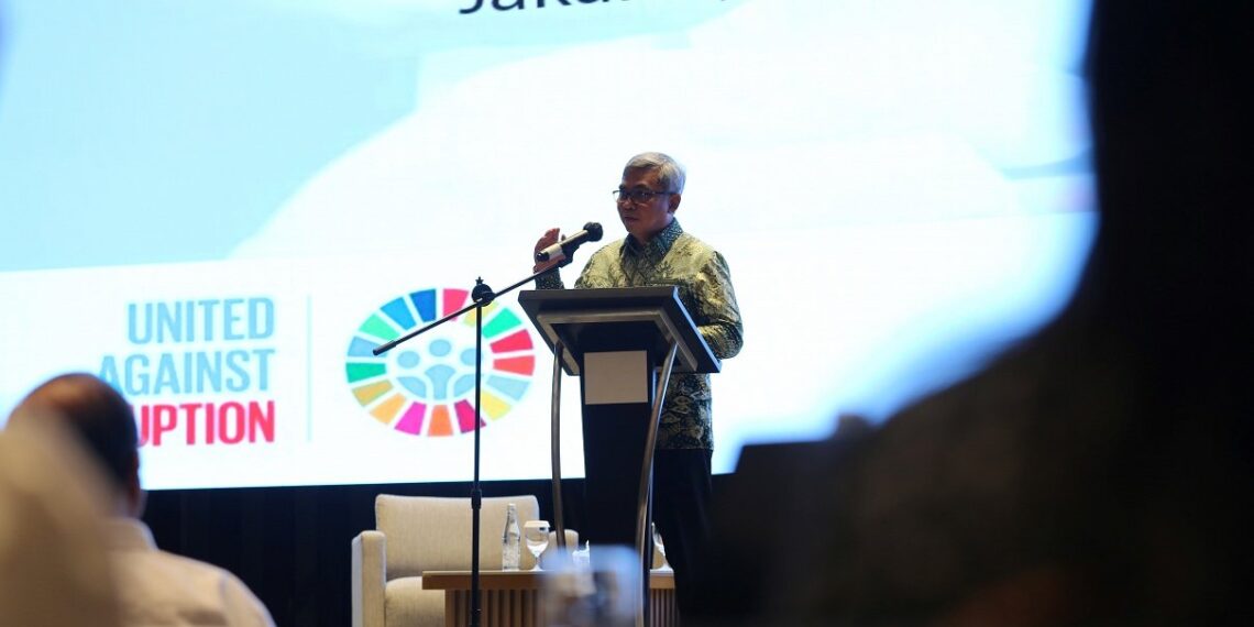 Ketua KPK Setyo Budiyanto dalam National Workshop on Strengthening the Anti-Corruption Legal Framework: Launch of Policy Recommendations di Jakarta, Rabu (4/2/2026) (Foto: Dok KPK)