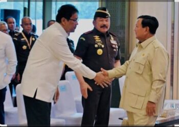 Menkeu Purbaya dan Presiden Prabowo di dampingi Jaksa Agung ST Burhanuddin (Ist)