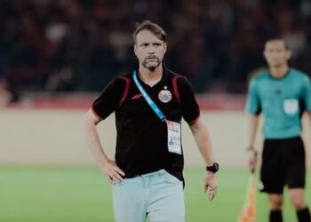 Pelatih Persija Mauricio Souza masih optimis kejar poin Persib bandung. (Ig Persija)