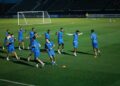 Pemain Persib saat melakukan latihan terakhir jelang laga melawan Ratchaburi FC di AFC Champions League 2. (IG Persib)