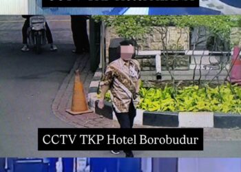 Subdit Resmob Ditreskrimum Polda Metro Jaya menangkap pria berinisial NW (43) diduga pelaku pencurian di sejumlah hotel mewah di Jakarta. Foto: Humas PMJ