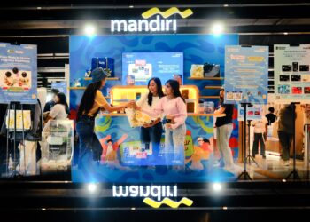 Mandiri Looping for Life Hadir di Perfume Pop Market. Sumber dok bankmandiri.co.id