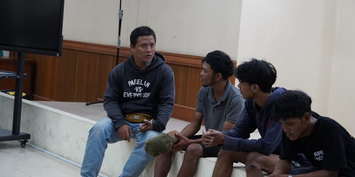 Lima Pedagang Obat Keras Ilegal di Tanah Abang didata (Foto: Ridwansyah/ekoin.co)