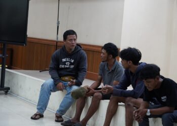 Lima Pedagang Obat Keras Ilegal di Tanah Abang didata (Foto: Ridwansyah/ekoin.co)