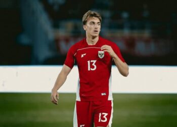 Penyerang Timnas U 23 Mauro Ziljstra dikabarkan segera bergabung dengan Persija. (IG PSSI)