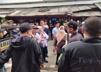 Pemilihan Koordinator Pasar Poncol, sempat diwarnai kericuhan, Kamis (5/2/2026) (Foto: Ridwansyah/Ekoin.co)