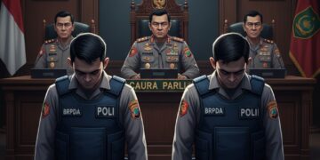 Ilustrasi proses hukum di Polda Jambi. Dua oknum polisi, Bripda Nabil dan Bripda Samson, tengah menjalani sidang kode etik atas dugaan pemerkosaan terhadap remaja perempuan. Pihak korban mendesak hukuman maksimal atas hancurnya masa depan dan cita-cita korban. (Foto: Istimewa/Ekoin.co)