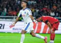 Striker Arema, Gabriel Silva menjadi pembeda dalam laga bigmatch melawan Persija. Dua golnya sukses membuat Persija gagal mengaum di Jakarta. (Ig Arema)