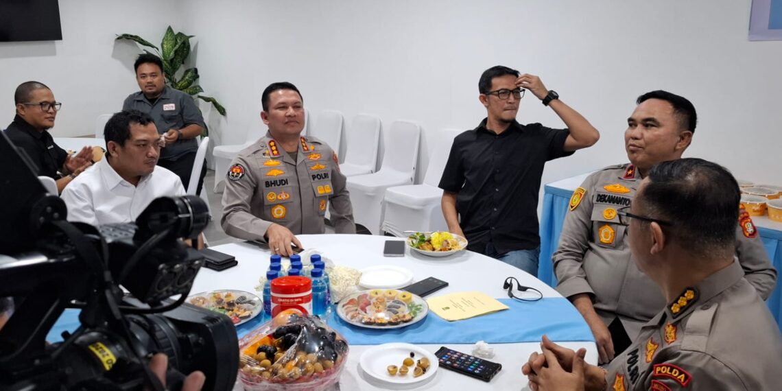 Kabid Humas Polda Metro Jaya Kombes Budi Hermanto di Hari Pers Nasional di Balai Wartawan. Foto: AMSI/Ekoin.co