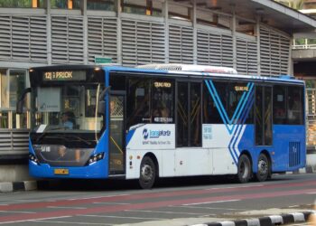 kecelakaan maut yang melibatkan bus TransJakarta di Jalan Margasatwa Raya, Jakarta Selatan, Kamis (12/2/2026).