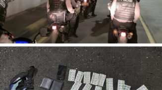 Personel Tim Patroli Perintis Presisi Polda Metro Jaya saat mengamankan terduga pelaku penjual obat keras di kawasan Tanah Abang. Kepolisian mengamankan belasan strip Tramadol sebagai barang bukti. (Foto: Dok. Humas Polda Metro Jaya/Istimewa)