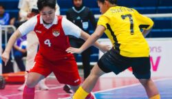 Garuda Pertiwi gagal meraih kemenangan dari Malaysia setelah ditahan imbang 4-4. (iG TimnasFutsal)