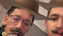 Tangkapan layar momen kebersamaan Menkeu Purbaya Yudhi Sadewa dan putranya saat melakukan siaran langsung di TikTok. Kewaspadaan Menkeu terhadap potensi gratifikasi melalui fitur gift digital menjadi contoh penting bagi transparansi pejabat publik di era media sosial. (Foto: Dok. TikTok/Istimewa)