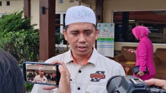 Kasat Reskrim Polres Metro Jakarta Pusat, AKBP Roby Heri Saputra saat menjelaskan perkembangan penanganan kasus mobil Calya lawan arah (Foto: Ridwansyah/Ekoin.co)