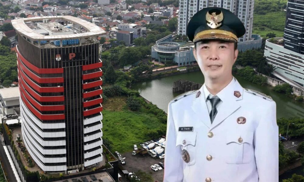 Gedung Merah Putih KPK di Jakarta. Penyidik tengah memeriksa Bupati dan Wakil Bupati Rejang Lebong yang terjaring operasi tangkap tangan terkait dugaan suap proyek di lingkungan pemerintah daerah.
