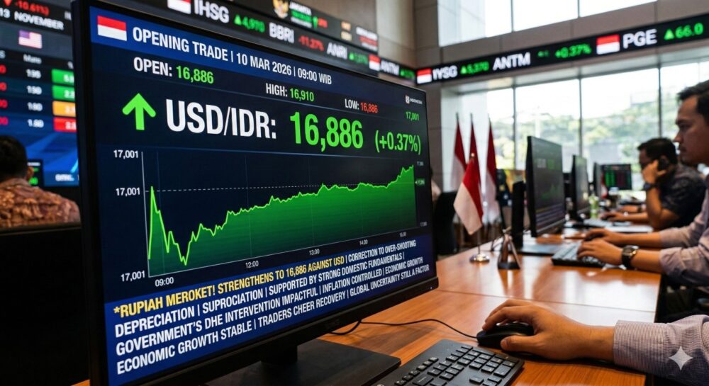 Penguatan tajam ini dinilai sebagai koreksi atas pelemahan berlebihan (overshooting) kemarin, didukung oleh fundamental ekonomi domestik yang solid dan intervensi kebijakan Devisa Hasil Ekspor (DHE) oleh pemerintah. (Foto: Ist/Ekoin)