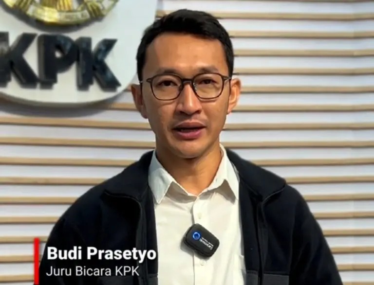 Juru Bicara (Jubir) KPK Budi Prasetyo (TikTok @kpk_ri)