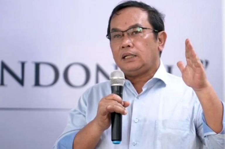 Pendiri SMRC Saiful Mujani saat menyampaikan pandangan politik yang viral dan memicu polemik di media sosial.