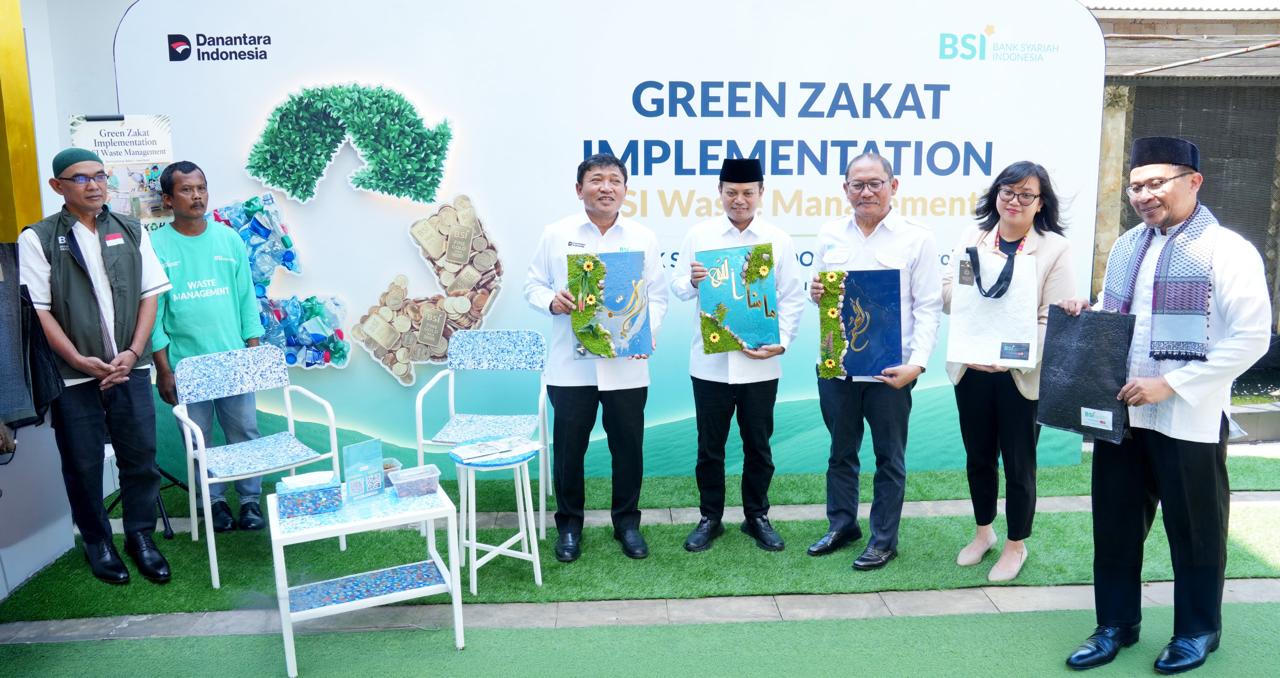 Green Zakat BSI mengubah sampah menjadi tabungan emas dengan memberdayakan mustahik melalui ekonomi sirkular. Sumber dok www.bankbsi.co.id